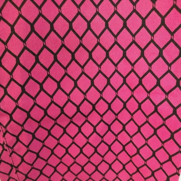 Chor Hot Topic Pants Jeans Skinny Juniors Size 15 Pink Fuchsia Black Printed NEW - Picture 3 of 9